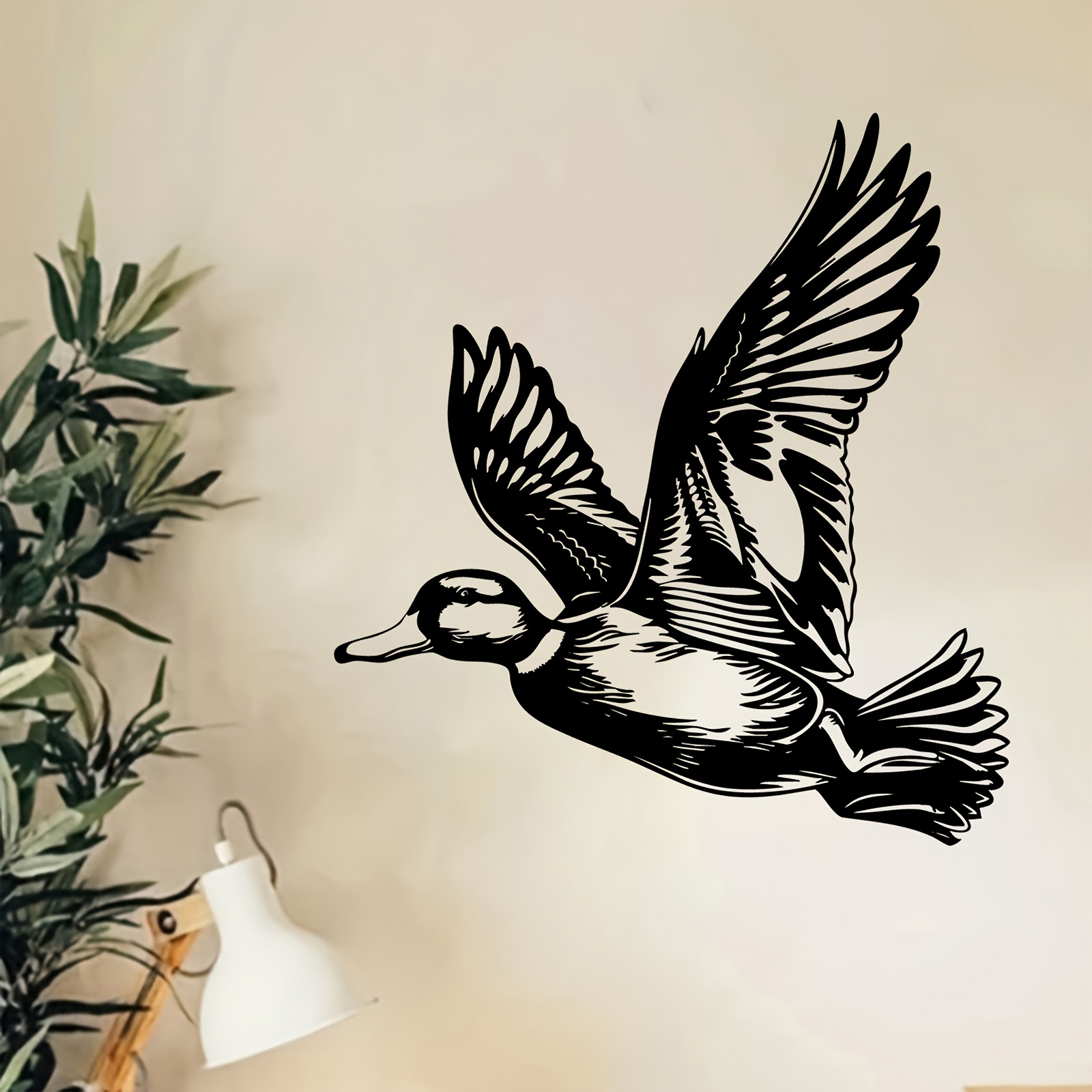 Art Craft Bar - CIFBUY Vliegende Eend Metalen Wanddecoratie Waterdicht