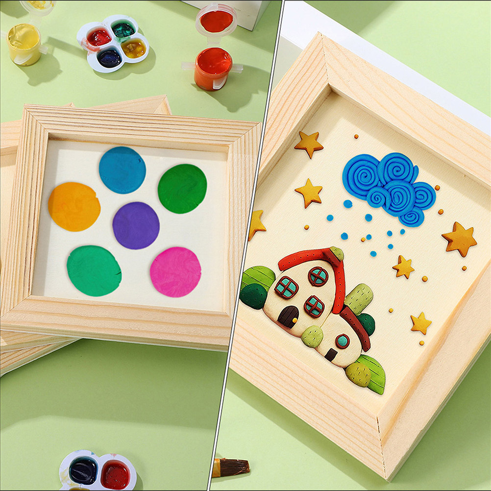 6 stuks massief houten, onbesc - Art And Craft For Nursery recensie en prijs