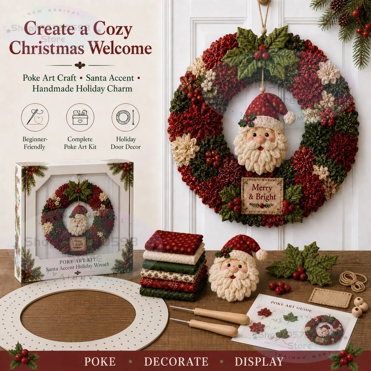 2026 3D-stoffen krans doe-het- - Art Craft Kit recensie en prijs