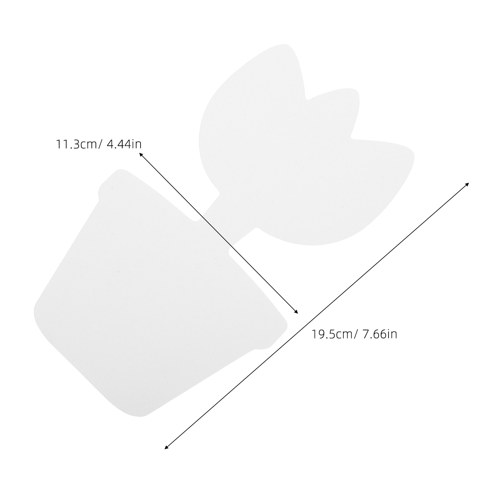 20 stuks DIY onbeschilderde bl - Art Craft Cardboard recensie en prijs