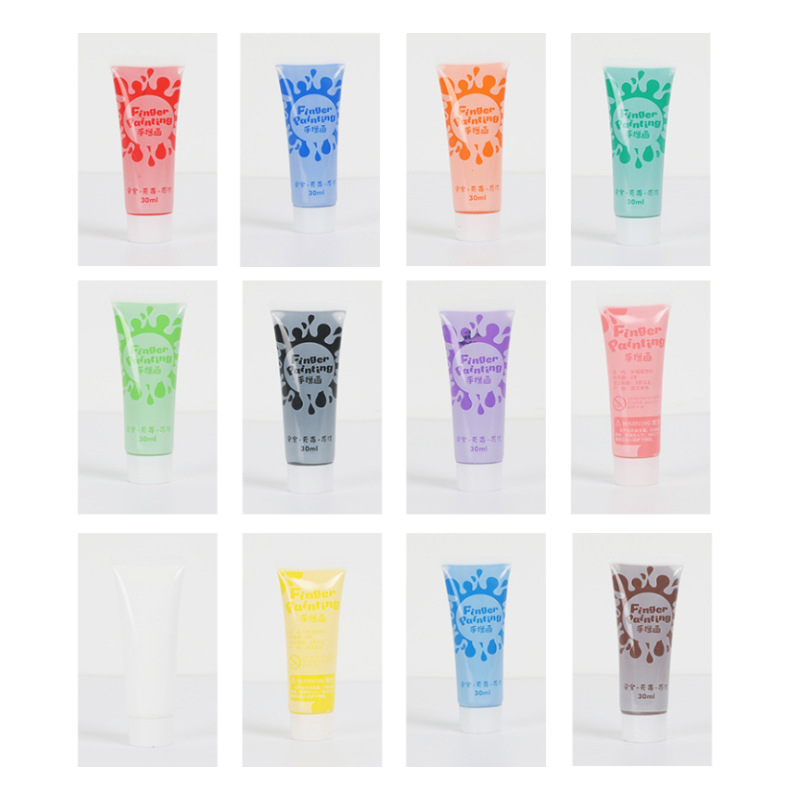 12 Kleur Vingerverf Kinderen K - Gouache Paint Set recensie en prijs