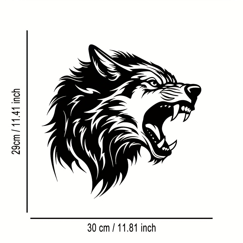 CIFBUY Wolf Head Metal Wall Ar - Art Craft Bar recensie en prijs