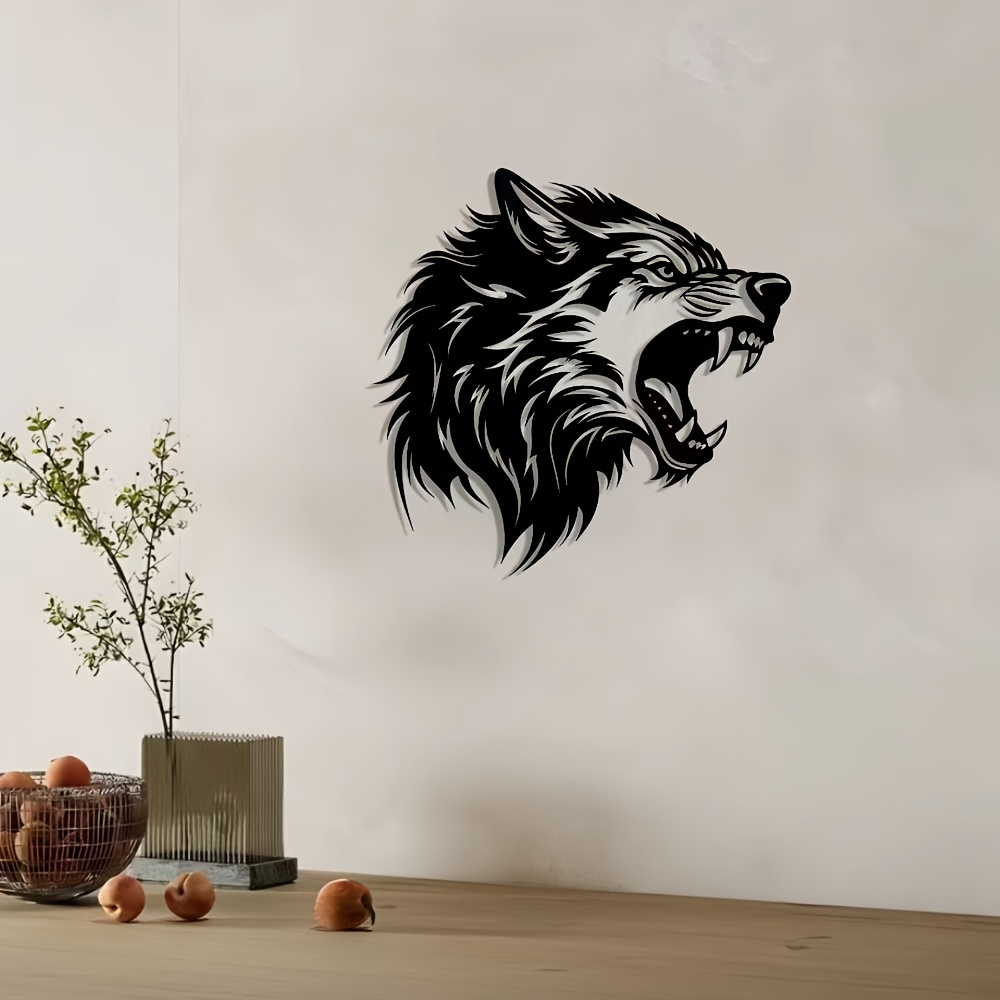 CIFBUY Wolf Head Metal Wall Ar - Art Craft Bar recensie en prijs