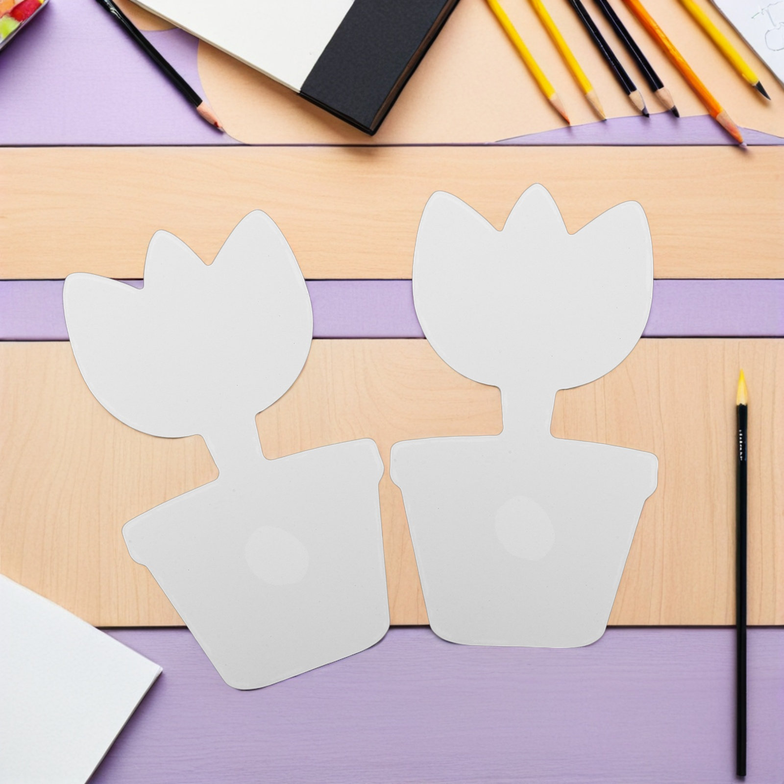 20 stuks blanco kartonnen bloe - Art Craft Cardboard recensie en prijs