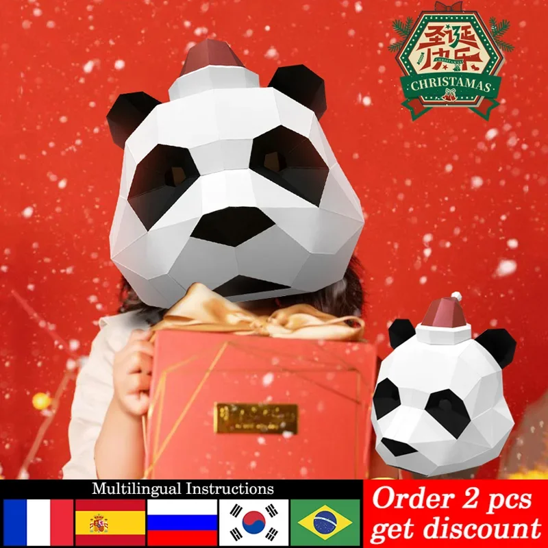 Kerst Panda Masker Papier Mode - Art Craft Cardboard recensie en prijs