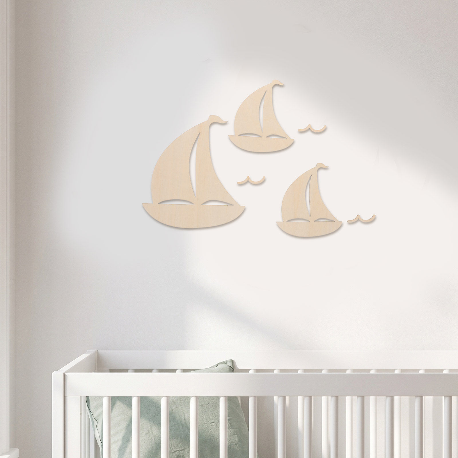 6 stuks houten zeilbootvormige - Art And Craft For Nursery recensie en prijs