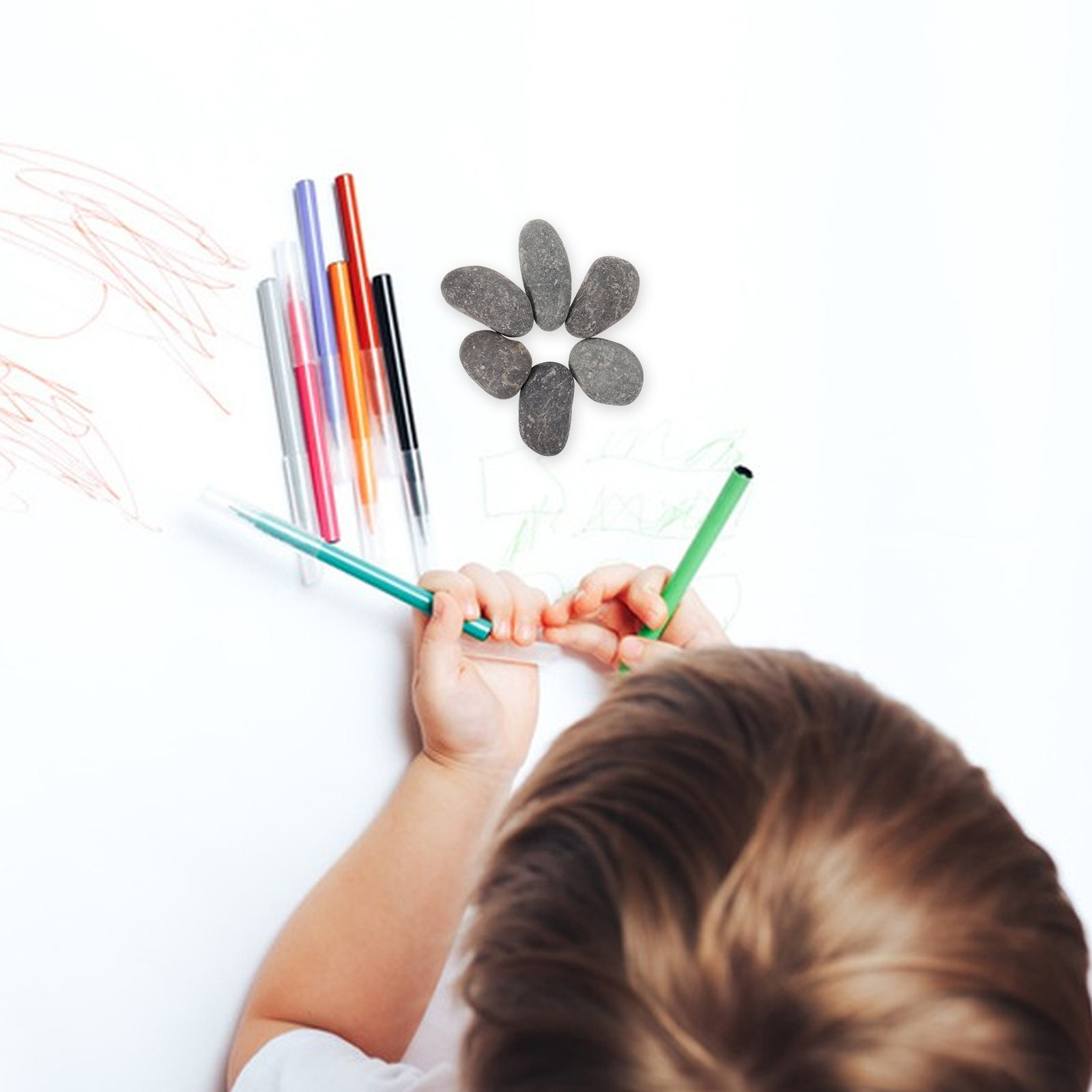 6 stuks natuurlijke, gladde st - Art And Craft For Nursery recensie en prijs